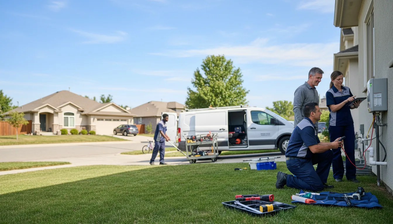 Tankless water heater service in Schoolcraft, MI